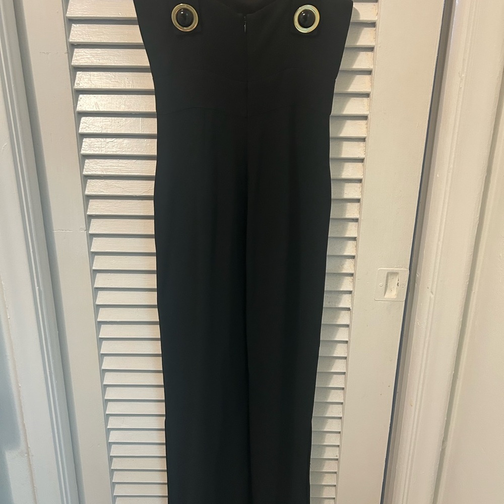 Alexis Elegant Black Jumpsuit - Picture 5 of 8